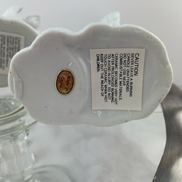 Christmas On Mainstreet Porcelain Angel Candleholders Set of 3 Musical Angels - Picture 14 of 14